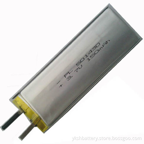ICS 501430 Soft Pack Lithium-ion Polymer batteries